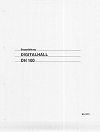 Wersi CD Serie Digitale-Hall DH100 Bauanleitung, Bouwhandleiding - Manual