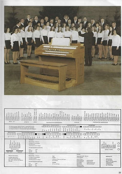 Wersi Elektronisch Kerkorgel W258S Foto 5